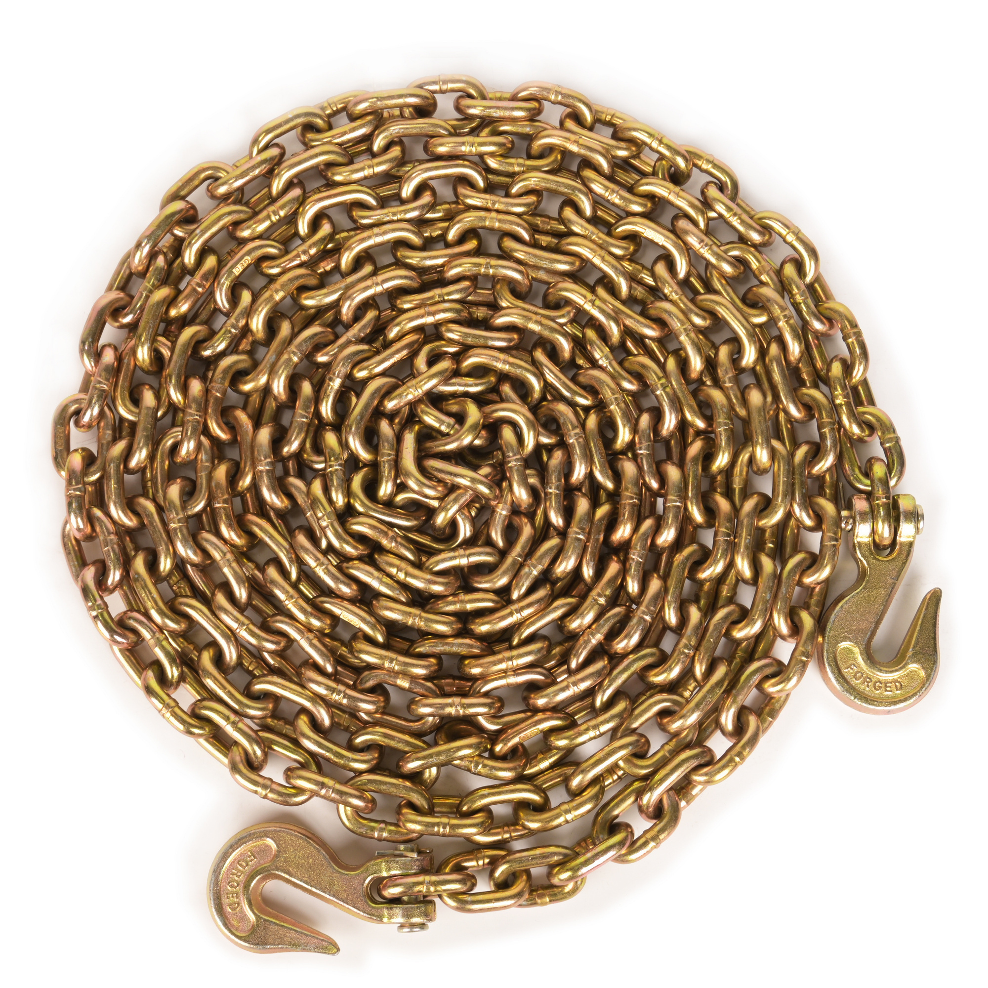 EISEN Transport Chain, 3/8in. x 20ft., Hooks, Model EI024